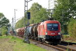 �BB 1116 120 auf der Hamm-Osterfelder Strecke am B� KM 66,758 Kerstheiderstr. mit einem Gemischten G�terzug 30.9.2026