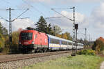 �BB 1116 099 mit dem deutlich versp�teten EN 40407 Warschau - M�nchen bei Eglharting, 29.10.2026
