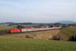 1116 233 mit OEC 566 bei Pndorf (28.02.2008)