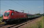 Du verfolgst mich;-) Nachdem der CNL 388 nach Mnchen gebracht wurde, wurde anschlieend der OEC 113 von Mnchen Hbf nach Klagenfurt Hbf bespannt.