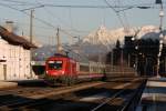 1116 175 mit IC 89  Leonardo da Vinci  am 30.12.2008 in Brixlegg.
