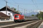 1116 253 mit IC 89 „Leonardo da Vinci“ am 25.04.2009 in Brixlegg.