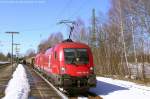 45809 mit 1116 091 und 1116 211 in der berholung in bersee am Chiemsee.