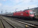 1116 025 mit dem IC Knigssee in Hannover HBF. Die Lok war leider sehr dreckig