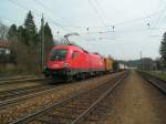 Gterzug mit bb 1116.202-1 in Tullnerbach Pressbaum      