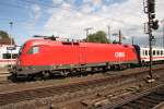 1116 267-4 mit ihren IC Knigssee im Bahnhof Fulda am 24.07.2009