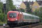 1116 021-5 mit dem IC Knigssee in Mnchen Heimeranplatz am 30.05.09