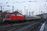 1116 238 (ex ITL) mit dem IC2082 am 21.2.2010 in Hannover HBF.