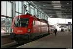 1116 150 macht Halt im Bahnhof Wien Praterstern.