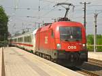 Ex-Rumnien am IC 118 von Salzburg nach Mnster ber Lindau. Dornbirn am 17.5.2010