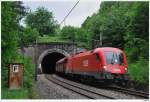 1116.111 mit einem GZ am Semmering beim Geyereggertunnel; 13.6.2010.