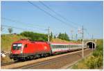 1116.282 (ex? Karl Heinz) mit dem IC 868; Loosdorf, 4.7.2010.