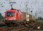 1116 191-6 bei der ungewohnten Ausfahrt aus den Gbf Gremberg am 12.08.2010 (vermutl.