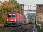 1116 069-4 der BB am Wenzel kommend von der Klner Sdbrcke am 28.10.2010