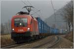 1116 175 zieht den Containerzug 41197 von Bratislava nach Tarvis. 
St Lorenzen  28.3.2011