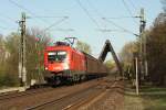 1116 057 in Dren (Dreigurtbrcke/Rur) am 02.04.11