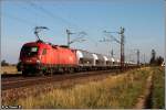 1116 093 mit einem Kesselzug nach Nrnberg (05.10.2011, Mangolding)