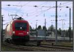 BB EuroCity 163  Transalpin  gezogen von 1116 202 von Basel nach Wien-West am 1.4.2006 bei der Einfahrt in den Bahnhof St.