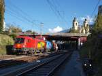 Innsbruck Westbhf bei der durchfahrt 2 x 1116 mit ihren Eurocity