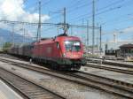 BB - 1116 054 unterwegs im Bahnhof Buchs/SG am 03.05.2012