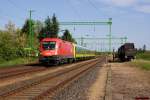 1116 026 fhrt mit IC934  KKFRANKOS  von Csorna nach Sopron. Fertboz, 18.05.2012