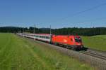 1116 132 mit einem OIC nach Wien West am 16.06.2012 unterwegs bei Pndorf.