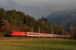 BB 1116 147 zieht am 01.12.12 einen OIC von Wien West in Richtung Innsbruck.