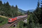 1116 027 mit EC111 am 08.09.2012 bei Bad Hofgastein