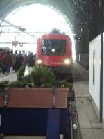 1116 049-6 am 16.02.2003 in FFM Hbf vor EC Johannes Strau von Dortmund