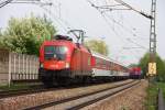 1116 098 mit einem Sonderzug in Raubling b Rosenheim- 01/05/2013