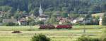 Zwei 1116 bei Faak am See als Leerzug unterwegs in Richtung Rosenbach.(1.7.2013)