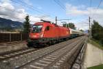 Richtig schade das vor einem Rheingold-Express von Dortmund nach Bozen keine BR 103 hngt, sondern ``nur`` eine BR 1116, genau die 1116 079-5 der BB. Der Rheingold-Express hat eine 8-tgige Sonderzugreise vor sich und ist am 6.10.2013 von Dortmund nach Bozen zum ``Trggelen in Sdtirol`` unterwegs. Hier fotografiert in Rattenberg-Kramsach/Tirol, Richtung Innsbruck. Wie gesagt, leider keine BR 103 :-( und auch die Rheingoldwagen, waren teilweise aus Belgien, es befanden sich nur 5 Original wagen am Zug!?