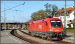 Fahrzeugvielfalt in Lindau Hbf. Nicht eine Re 421, sondern die 1116-139  Johann  brachte den EC 195 nach Mnchen aus der Schweiz. (05.11.2013)