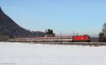 IC nach Innsbruck am 1.2.14 bei Oberaudorf