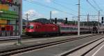 1116 036-5 fährt am 26.06.2016 mit dem IC 644 (Wien Westbahnhof - Salzburg Hbf) in den Zielbahnhof ein.