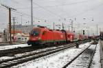 BB 1116 154-4 mit REX 1618 (nach Amstetten), St. Plten Hbf., 29.12.2006
