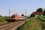 1116 060 mit EC 111 am 12.07.2015 bei Hilperting.