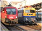 MV V43 2277 und BB 1116 022-3 abfahrbereit in Budapest Keleti Pu.(Ostbahnhof)am 12.09.2006.