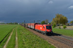 1116 112 mit einem Audizug am 28.04.2016 bei Plattling.