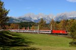 Das Fotografieren an der landschaftlich schönen Giselabahn macht einfach Laune - wenn nur dichterer Zugverkehr wäre...Am Wochenende war aufgrund des Umleiterverkehrs deutlich mehr geboten,