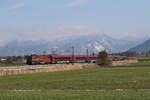 1116 202 aus Salzburg kommend am 4. April 2022 bei Bernau am Chiemsee.