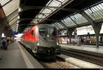 ÖBB - Lok 1116 217 bei der einfahrt im Bahnhof Zürich am 26.04.2026