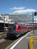 Rail-Jet in Lausanne.
