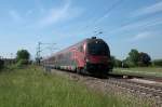 RJ 63 am 08.06.13 umgeleitet wegen Hochwasser in Mnchen-Feldmoching