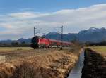 Die 1116 246 mit einem RJ am 28.12.2013 unterwegs bei Bernau.