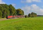 1116 209 mit mit einem Railjet am 03.10.2014 bei Hufschlag.