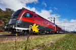 1116 234-6 fährt mit railjet 533 und D 15533 (Wien Hbf - Lienz) auch dem Bahnhof Oberdrauburg aus.
Aufgenommen am 15.10.2016.