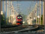 Railjet 1116 200 Spirit of Vienna mit Zug EC 631 Alpen Adria Universitt kurz vor Zeltweg.