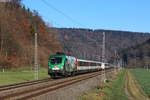 1116 159  150 Jahre Brennerbahn  mit dem IC 185/RE 50185 (Stuttgart Hbf-Zürich HB/Singen(Htw)) in Grünholz 25.11.20