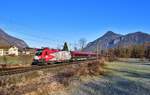 1116 200 mit einem RJ am 19.12.2020 bei Oberaudorf.